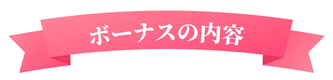 ボーナスの内容