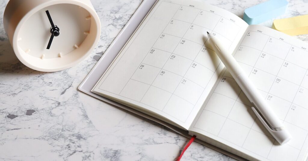 昼メインでチャットレディをするスケジュール例