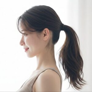 チャットレディにおすすめの稼げる髪型:ポニーテール