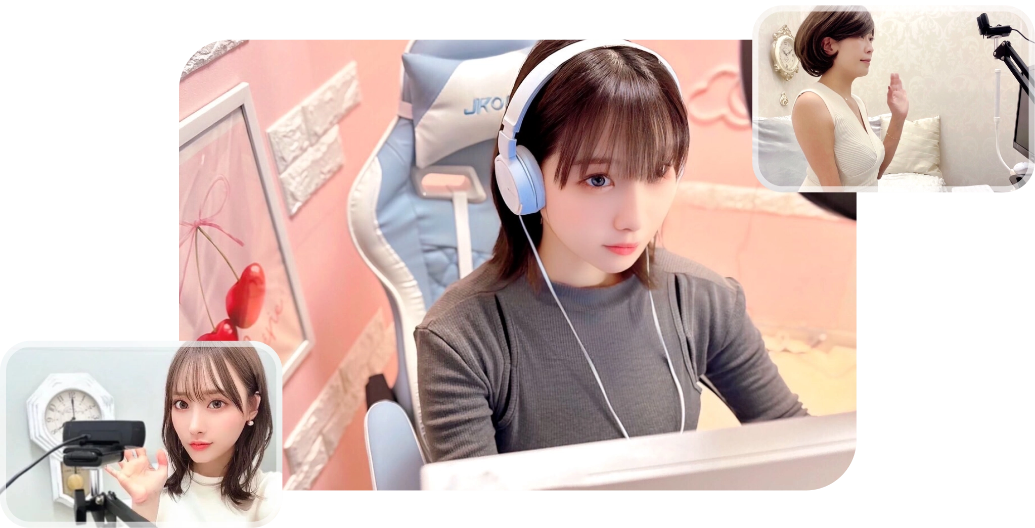 チャットレディは映像のお仕事。映像が悪ければ話になりません。